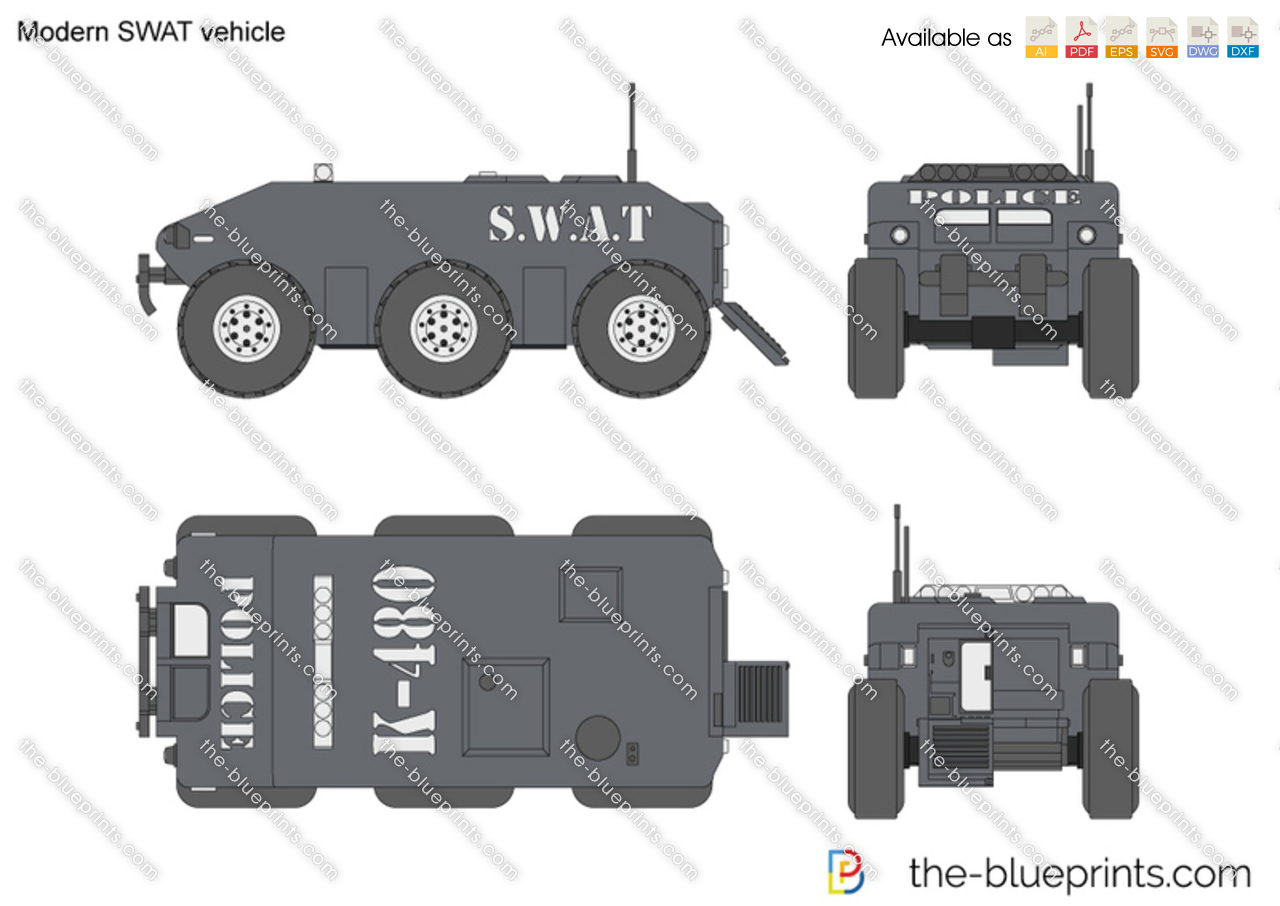 Modern SWAT vehicle