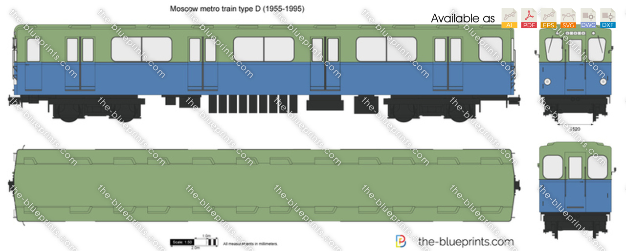 Moscow metro train type D (1955-1995)