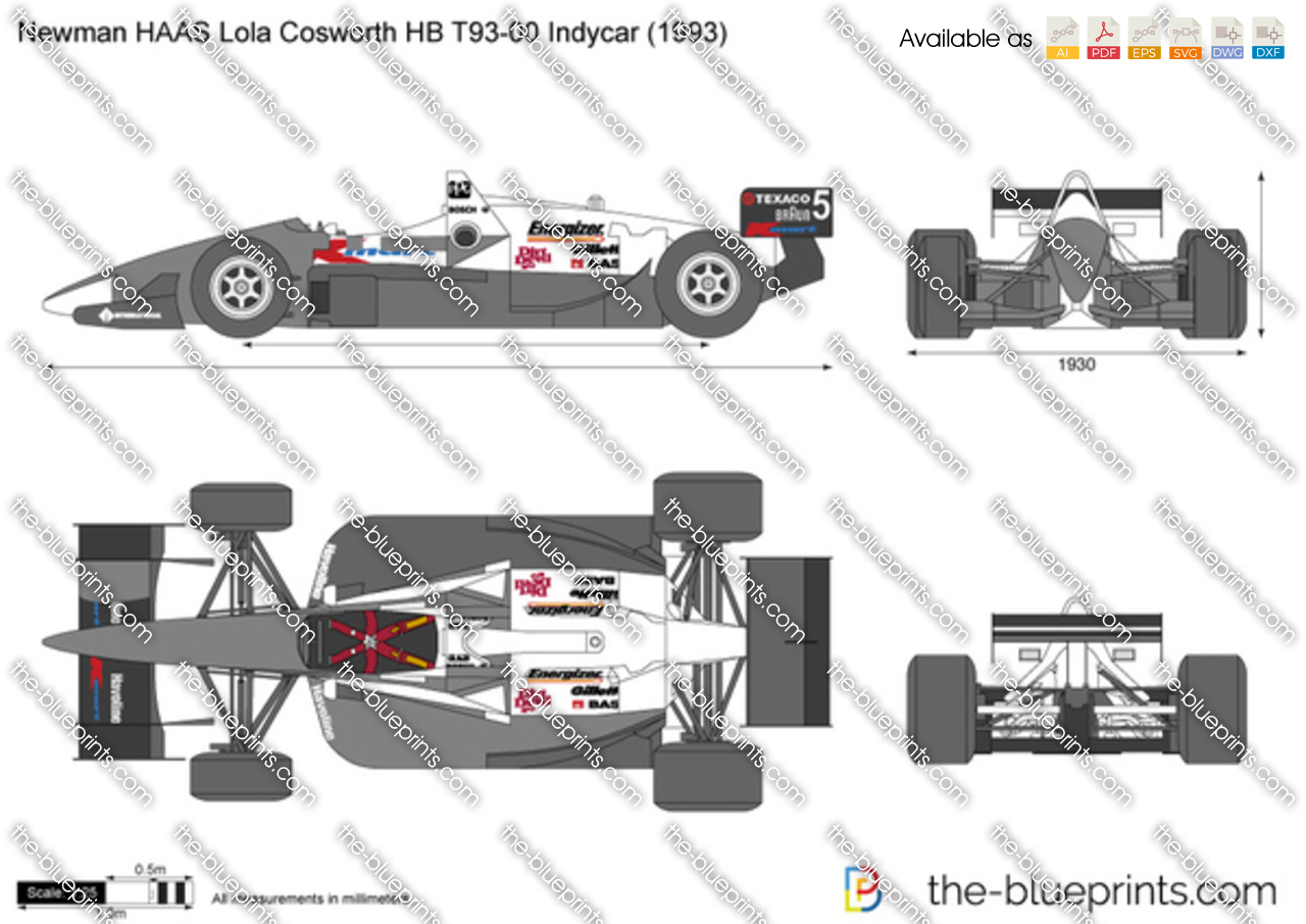 Newman HAAS Lola Cosworth HB T93-00 Indycar