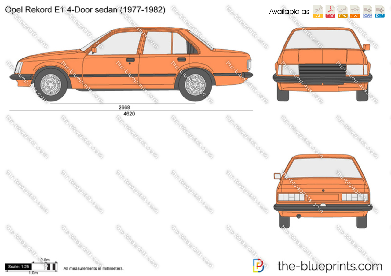 Opel Rekord E1 4-Door sedan
