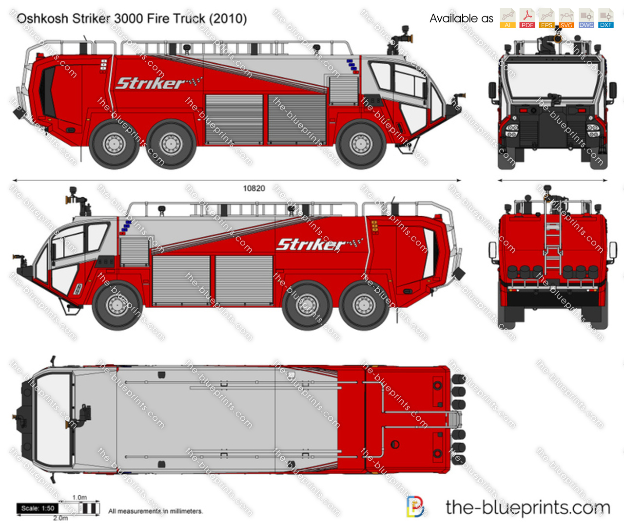 Oshkosh Striker 3000 Fire Truck