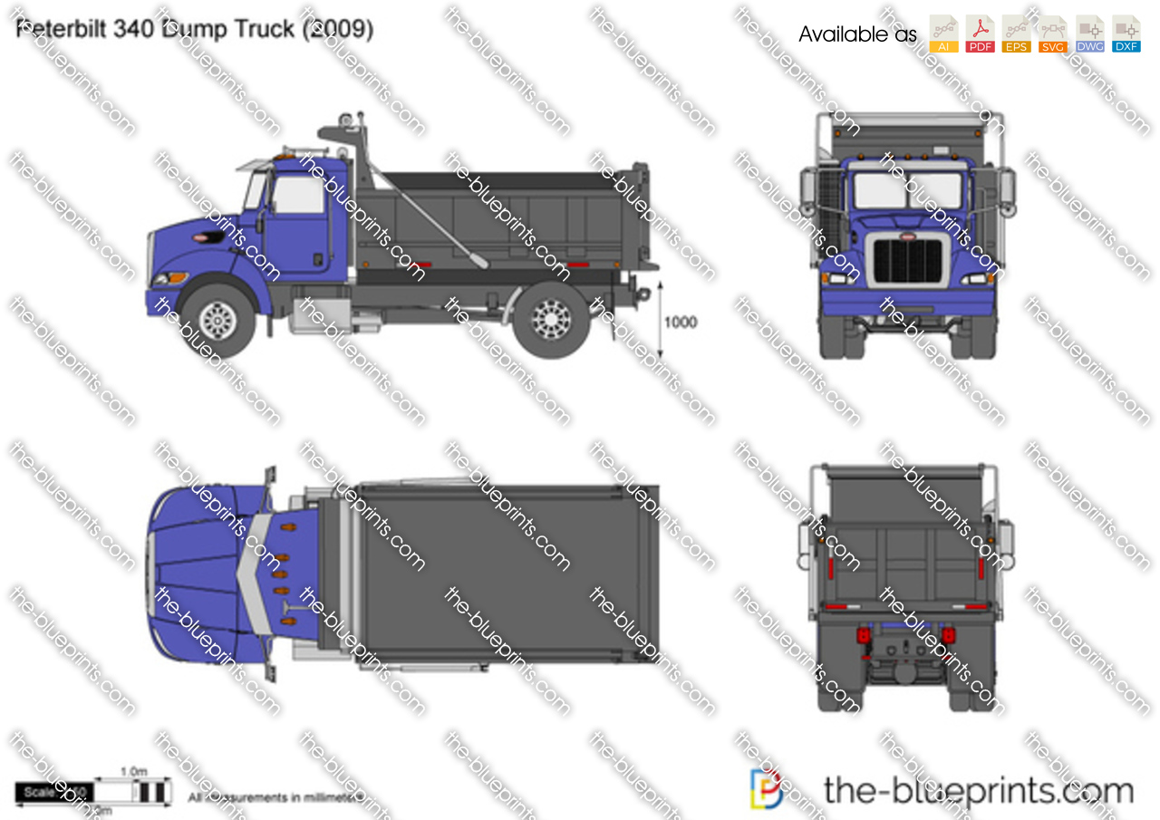 Peterbilt 340 Dump Truck