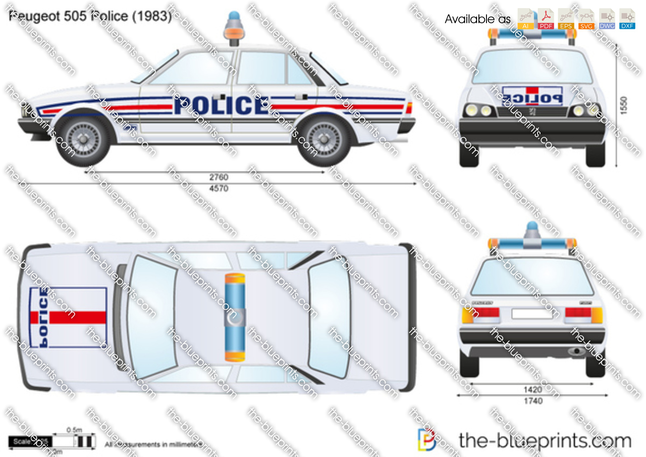 Peugeot 505 Police