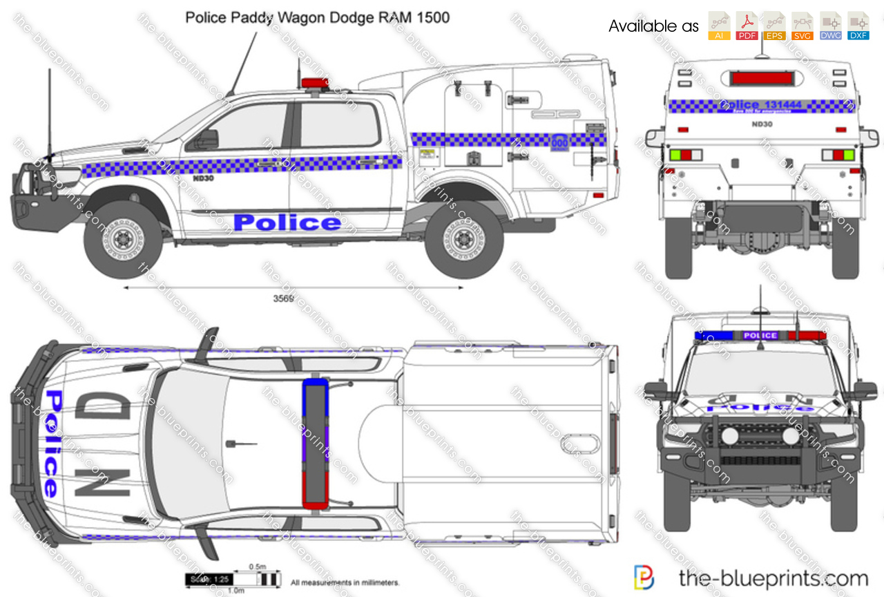 Police Paddy Wagon Dodge RAM 1500