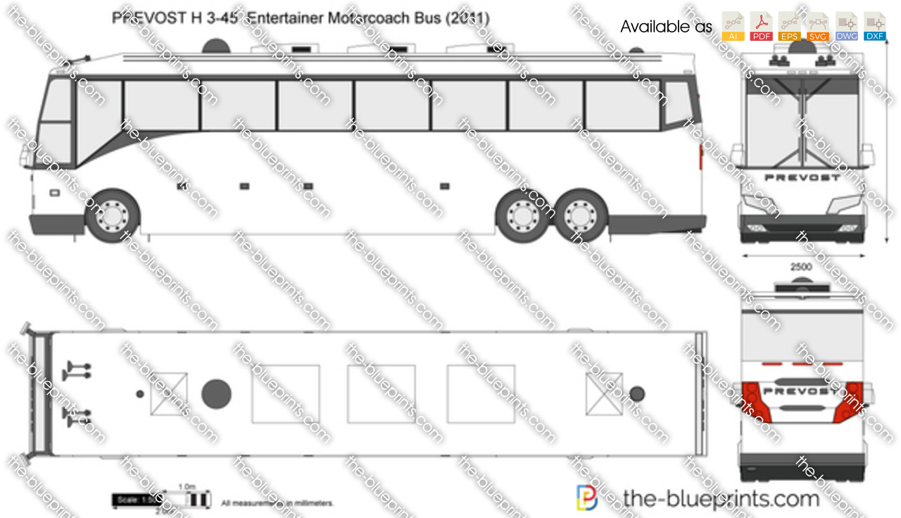 PREVOST H 3-45  Entertainer Motorcoach Bus