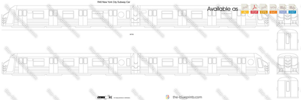 R40 New York City Subway Car