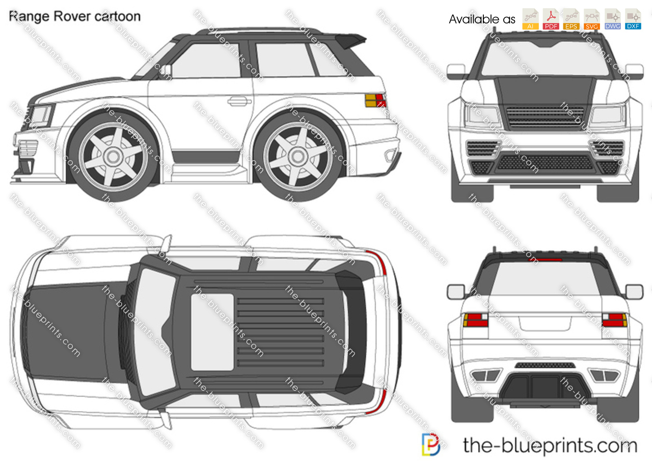 Land Rover Range Rover Sport SVR Car Drawing Digital Art by CarsToon  Concept - Pixels