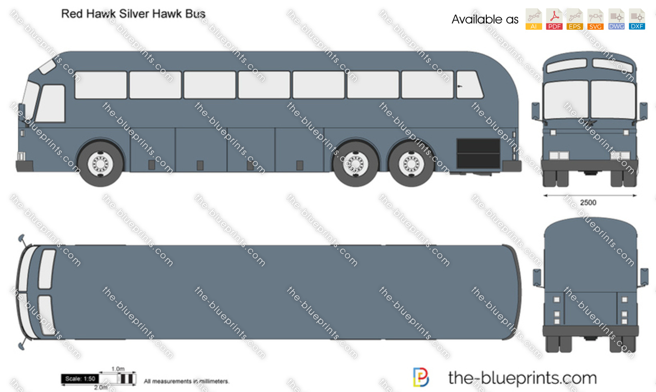 Red Hawk Silver Hawk Bus