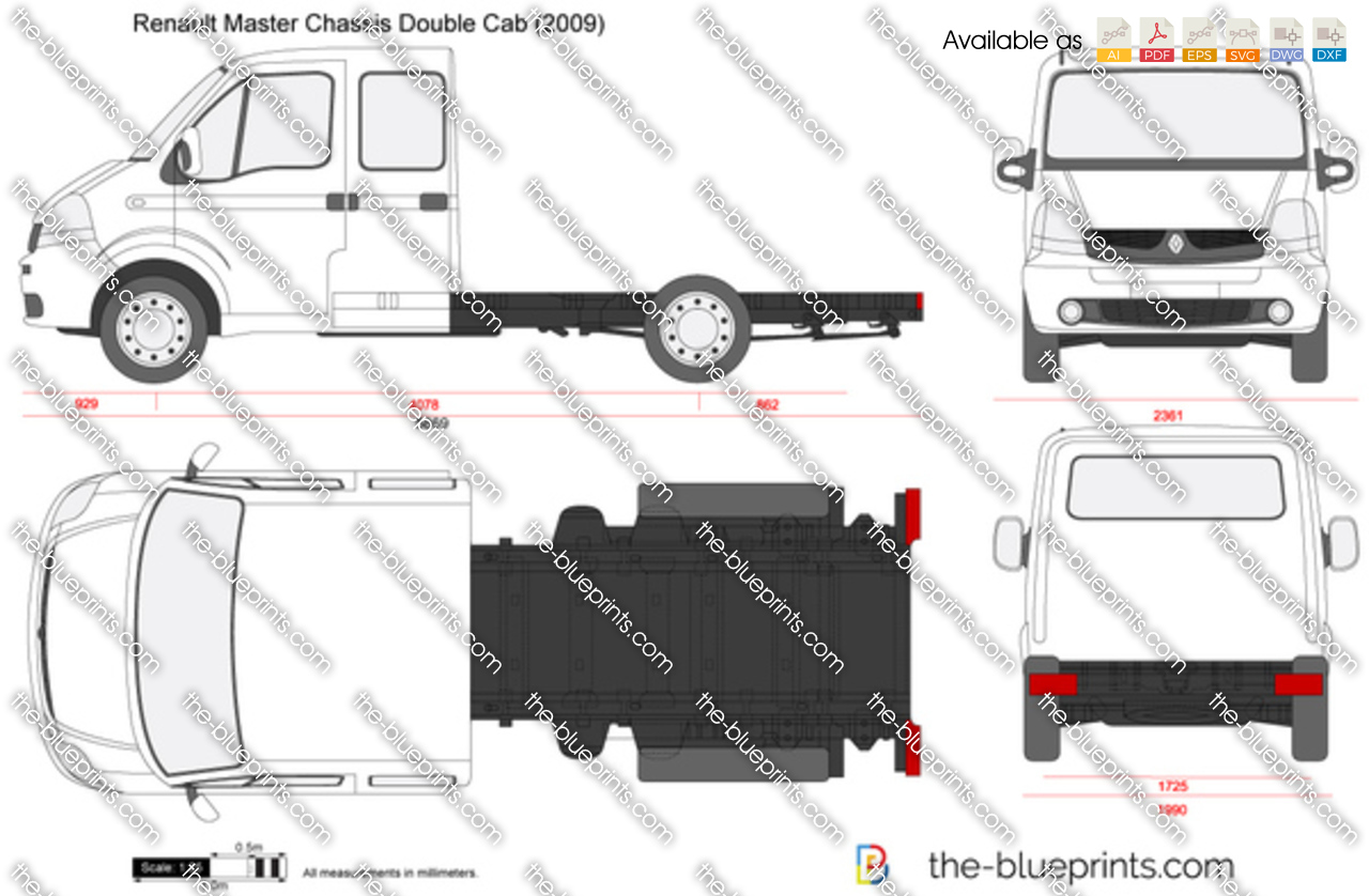 Renault Master Chassis Double Cab