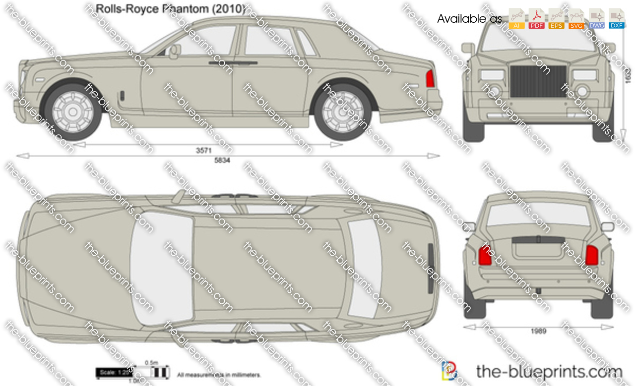 Blueprints  Cars  RollsRoyce  RollsRoyce Phantom III Sedanca De Ville  Park Ward