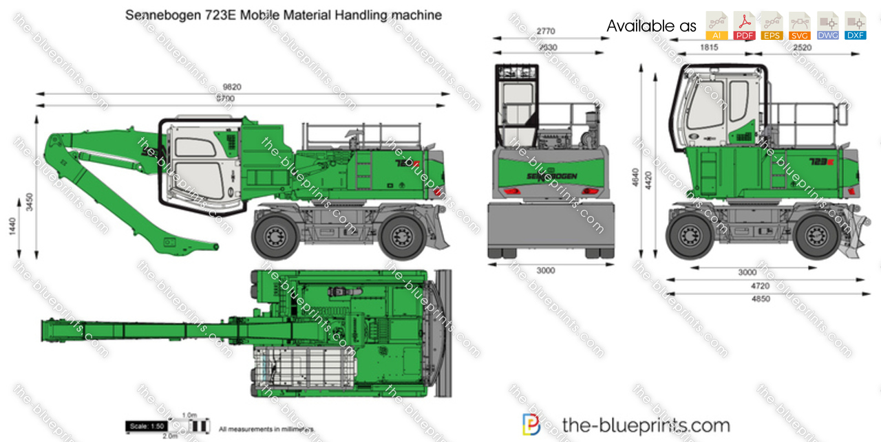 Sennebogen 723E Mobile Material Handling machine
