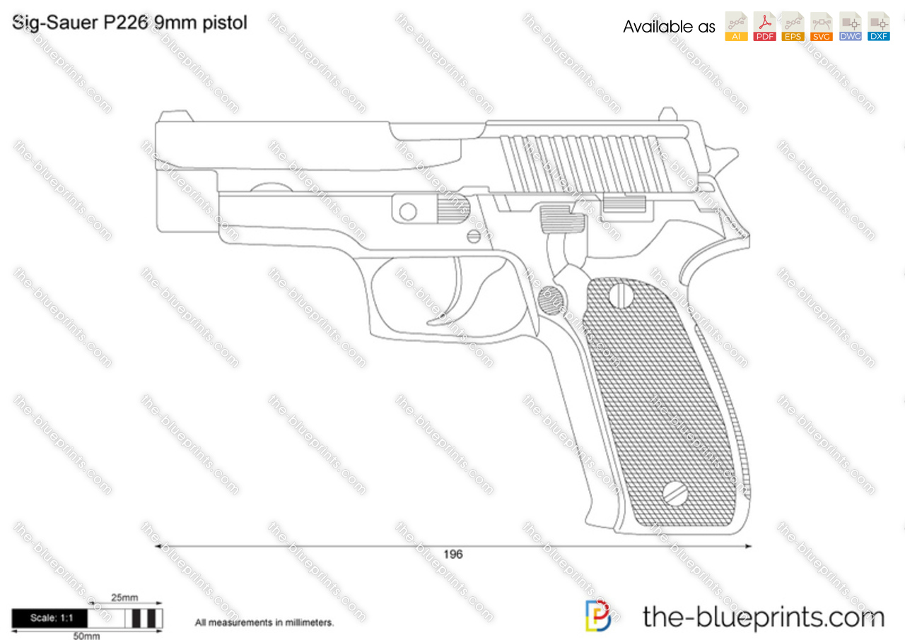 Sig-Sauer P226 9mm pistol