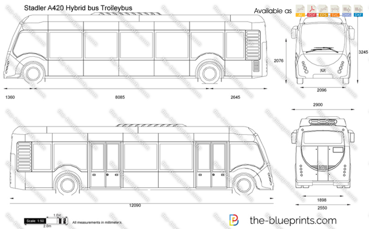 Stadler A420 Hybrid bus Trolleybus