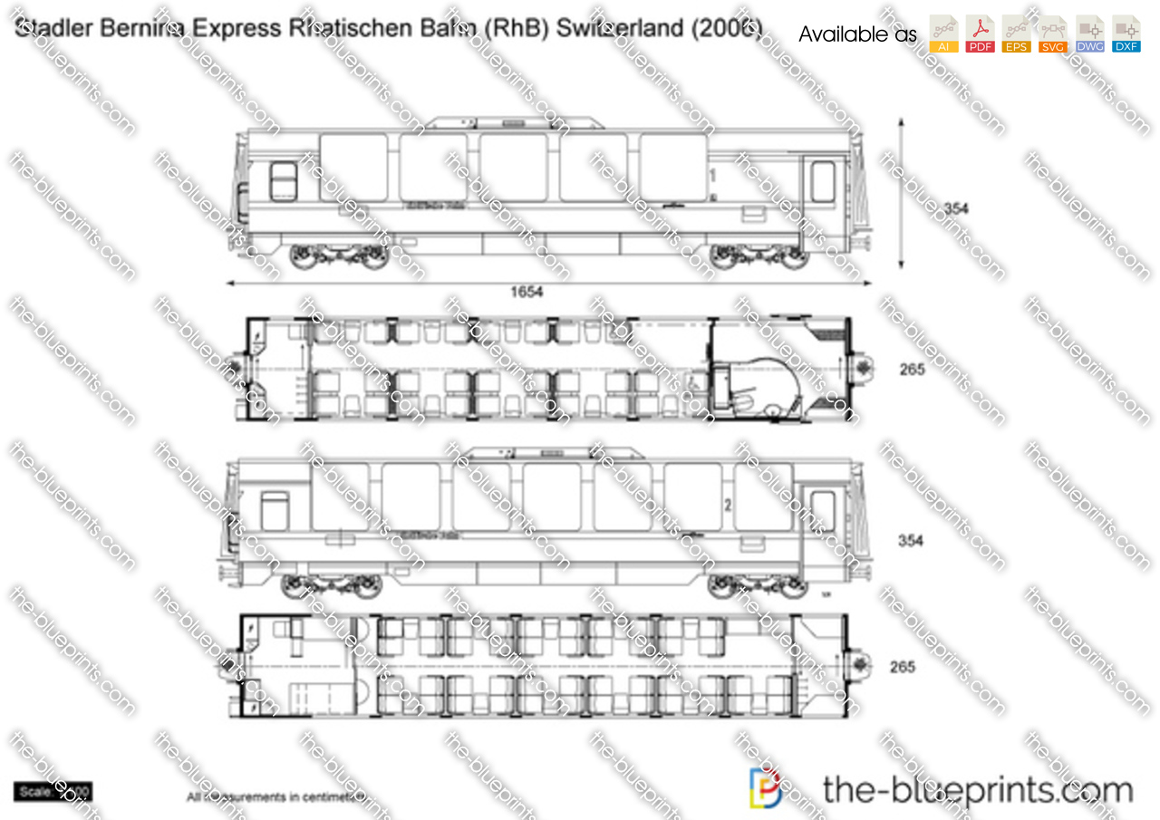 Stadler Bernina Express Rhatischen Bahn (RhB) Switzerland