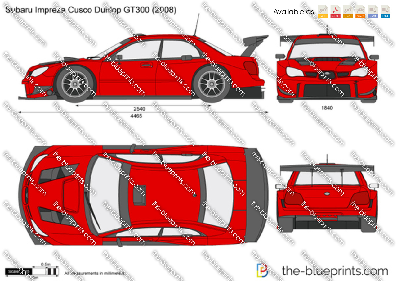 Subaru Impreza Cusco Dunlop GT300