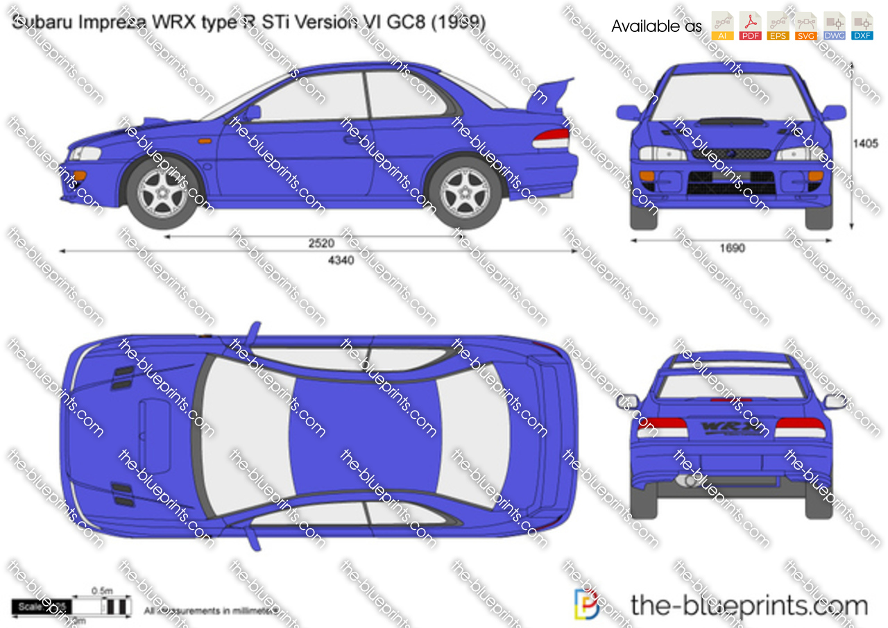 Subaru Impreza WRX type R STi Version VI GC8