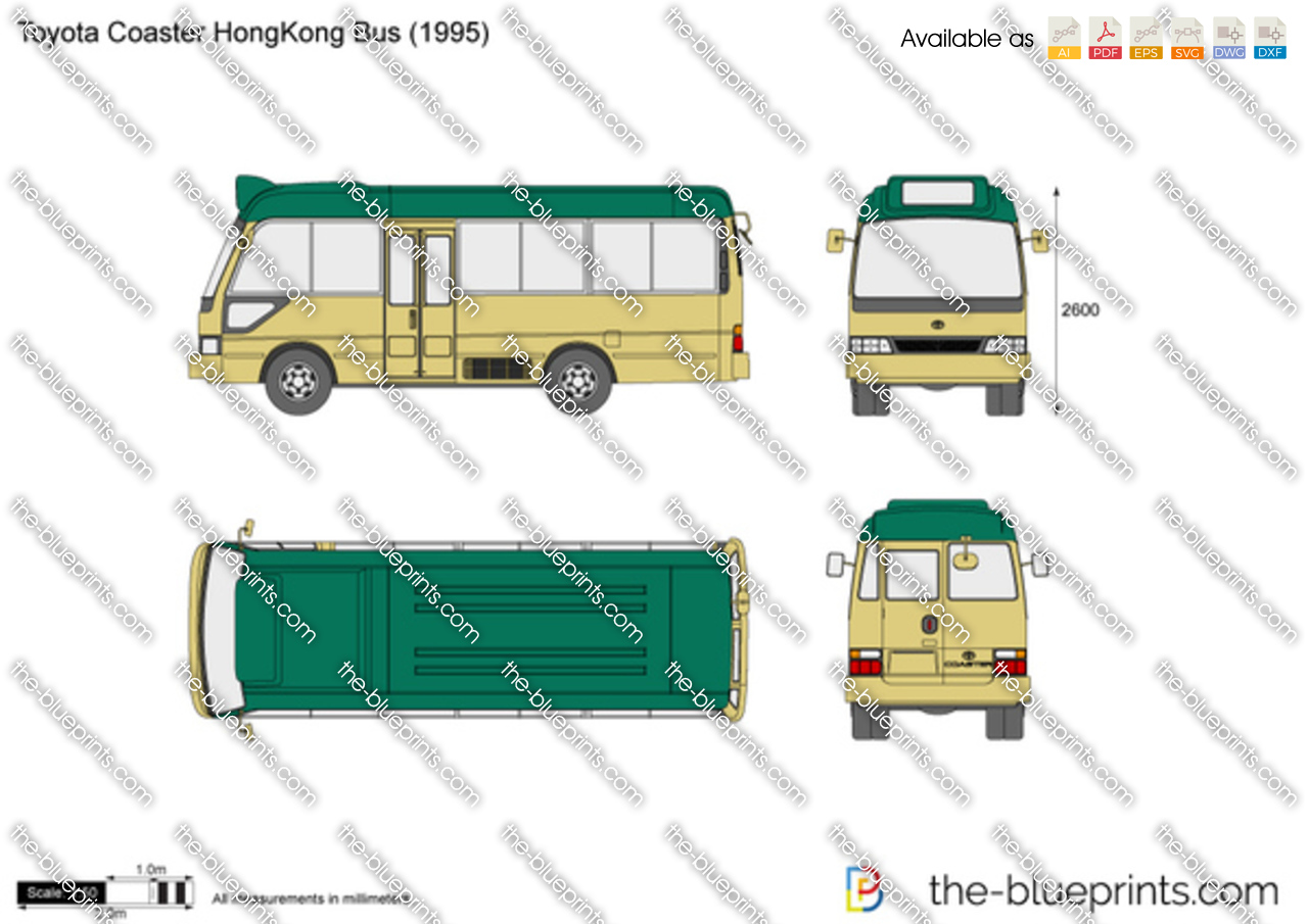 Toyota Coaster HongKong Bus