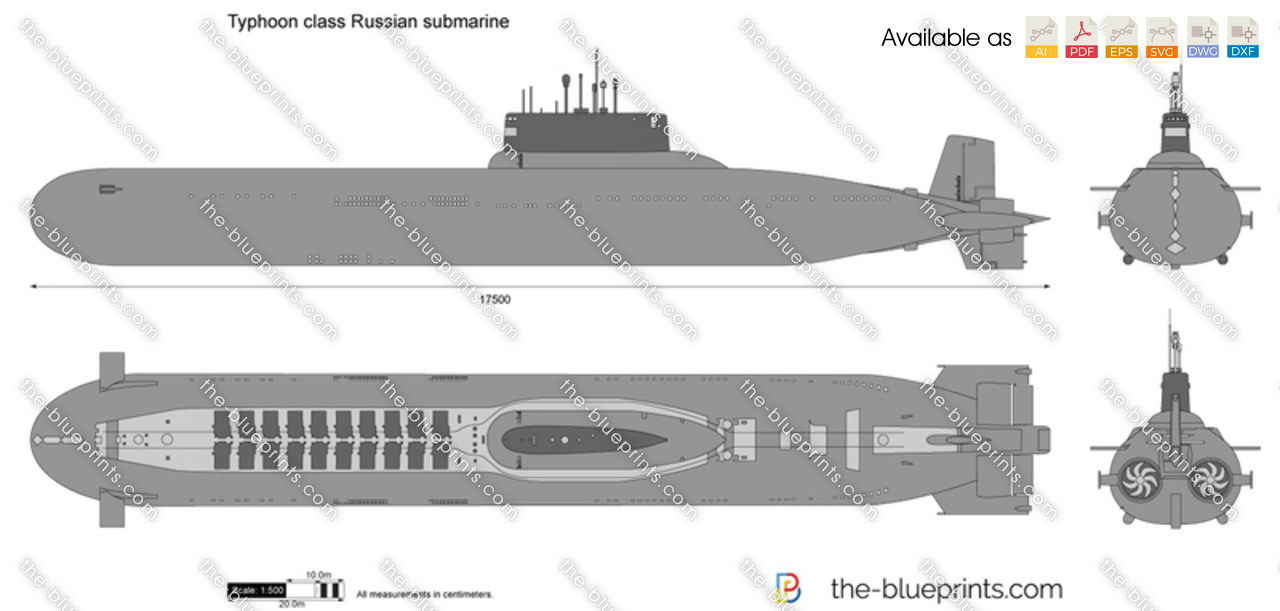 Typhoon class Russian submarine