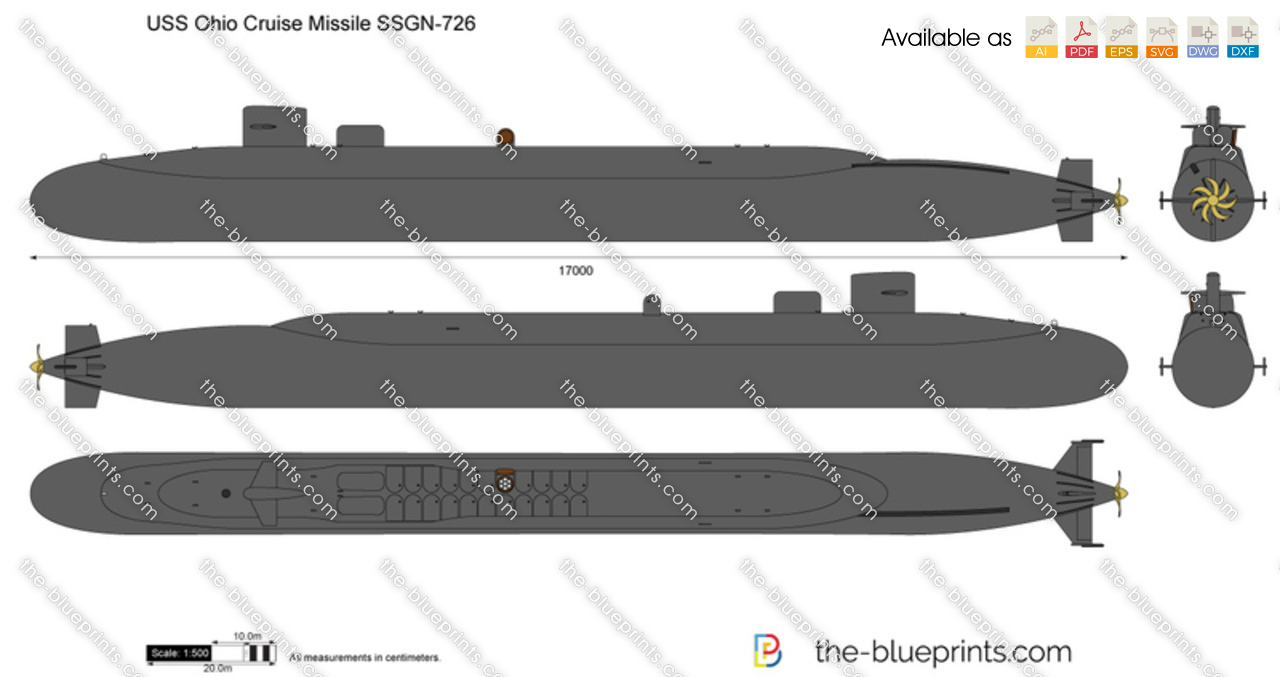 USS Ohio Cruise Missile SSGN-726