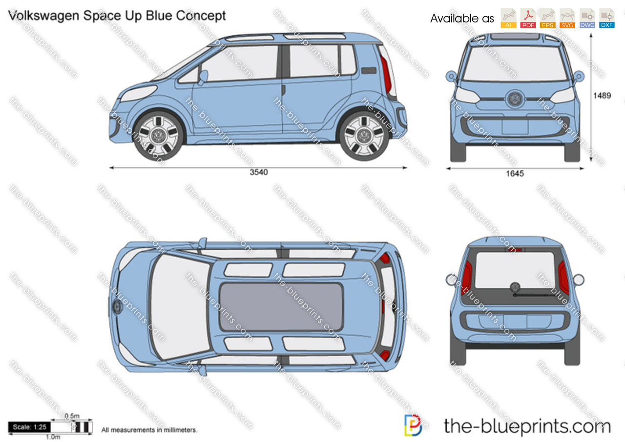 Volkswagen Space Up Blue Concept