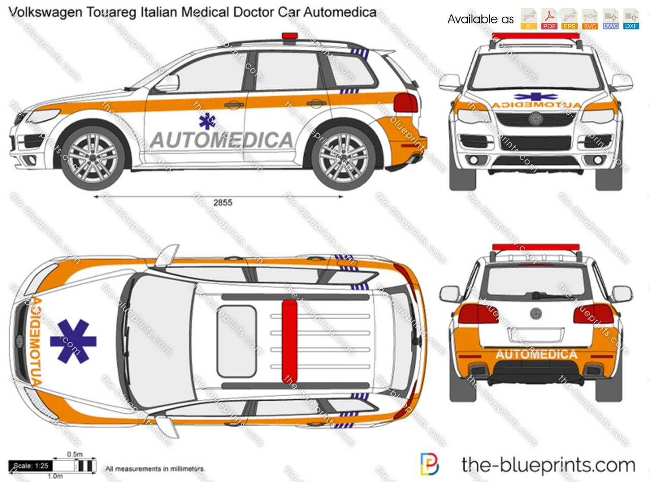 Volkswagen Touareg Italian Medical Doctor Car Automedica