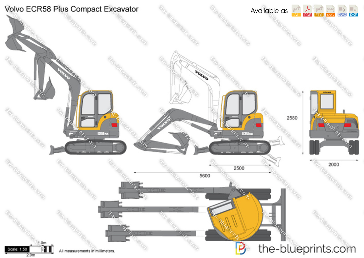 Volvo ECR58 Plus Compact Excavator