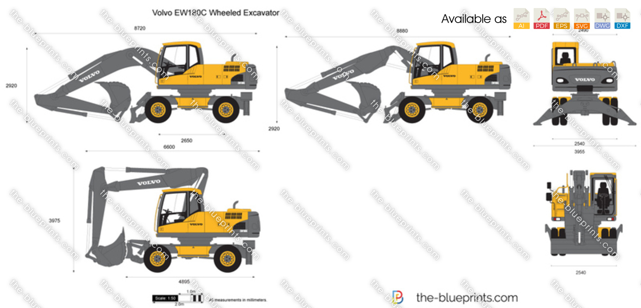 Volvo EW180C Wheeled Excavator
