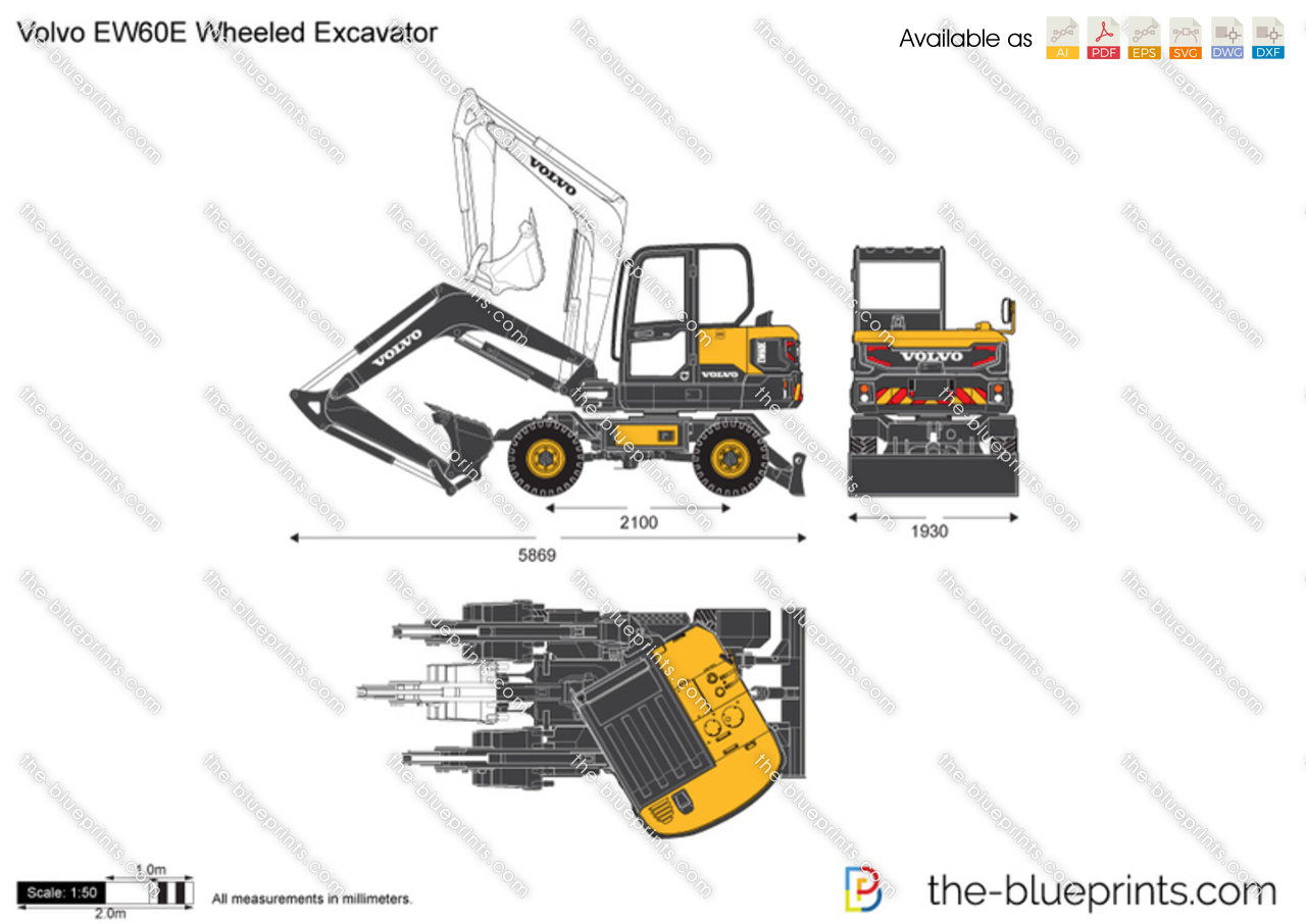Volvo EW60E Wheeled Excavator