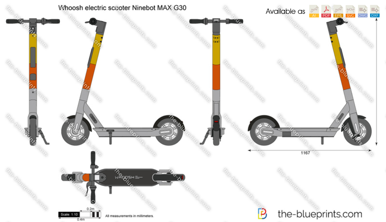 Whoosh electric scooter Ninebot MAX G30