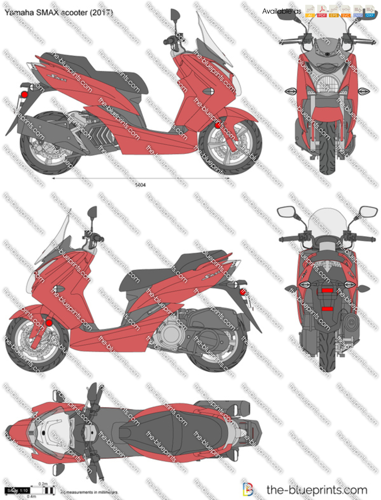 Yamaha SMAX scooter