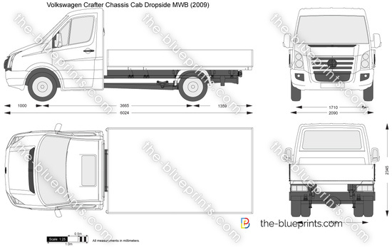 Volkswagen Crafter Chassis Cab Dropside MWB