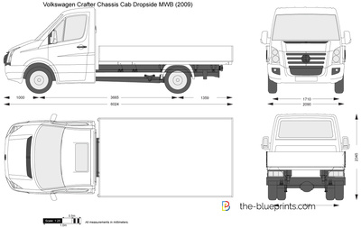 Volkswagen Crafter Chassis Cab Dropside MWB (2009)