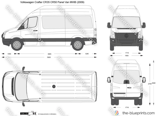 Volkswagen Crafter CR35 CR50 Panel Van MWB