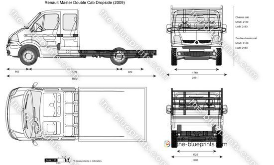 Renault Master Double Cab Dropside