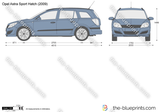 Wizard Schandelijk Onderscheppen Opel Astra H Sport Hatch vector drawing