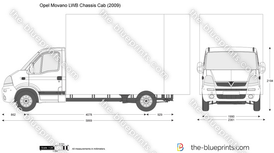 Opel Movano LWB Chassis Cab