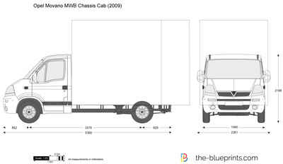 Opel Movano MWB Chassis Cab (2009)