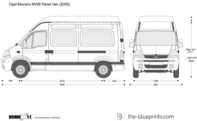 Opel Movano MWB Panel Van (2009)