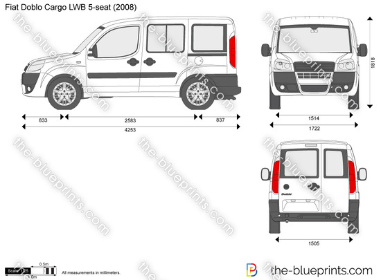 Fiat Doblo Cargo LWB 5-seat