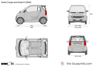 Smart Coupe and Smart K