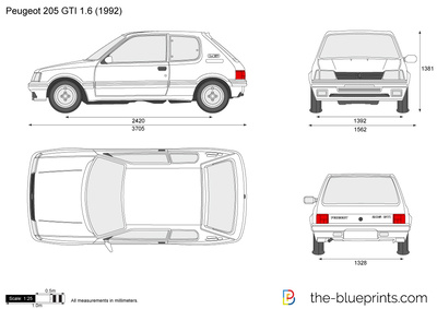 Peugeot 205 GTI 1.6 (1992)