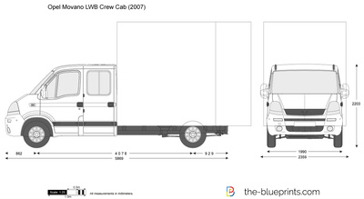 Opel Movano LWB Crew Cab