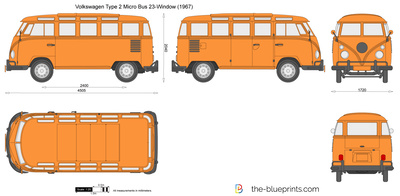 Volkswagen Type 2 Micro Bus 23-Window