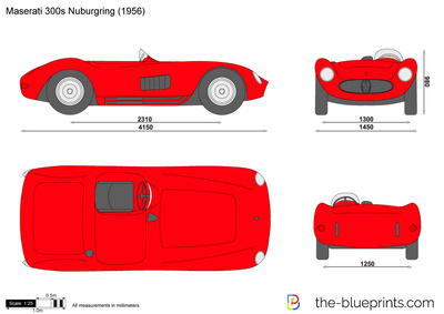 Maserati 300s Nurburgring (1956)