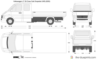 Volkswagen LT 35 Crew Cab Dropside LWB