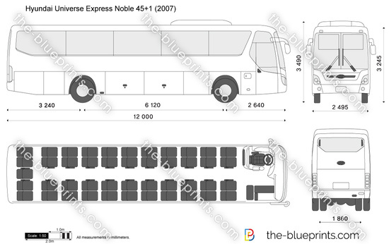 Hyundai Universe Express Noble 45+1