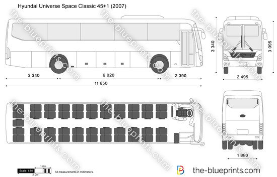 Hyundai Universe Space Classic 45+1