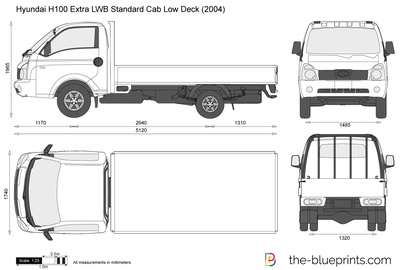 Hyundai H100 Extra LWB Standard Cab Low Deck (2004)