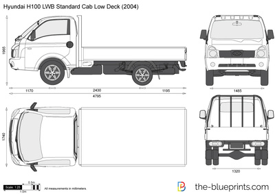 Hyundai H100 LWB Standard Cab Low Deck (2004)