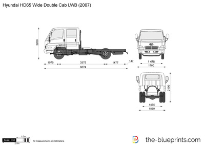 Hyundai HD65 Wide Double Cab LWB (2007)